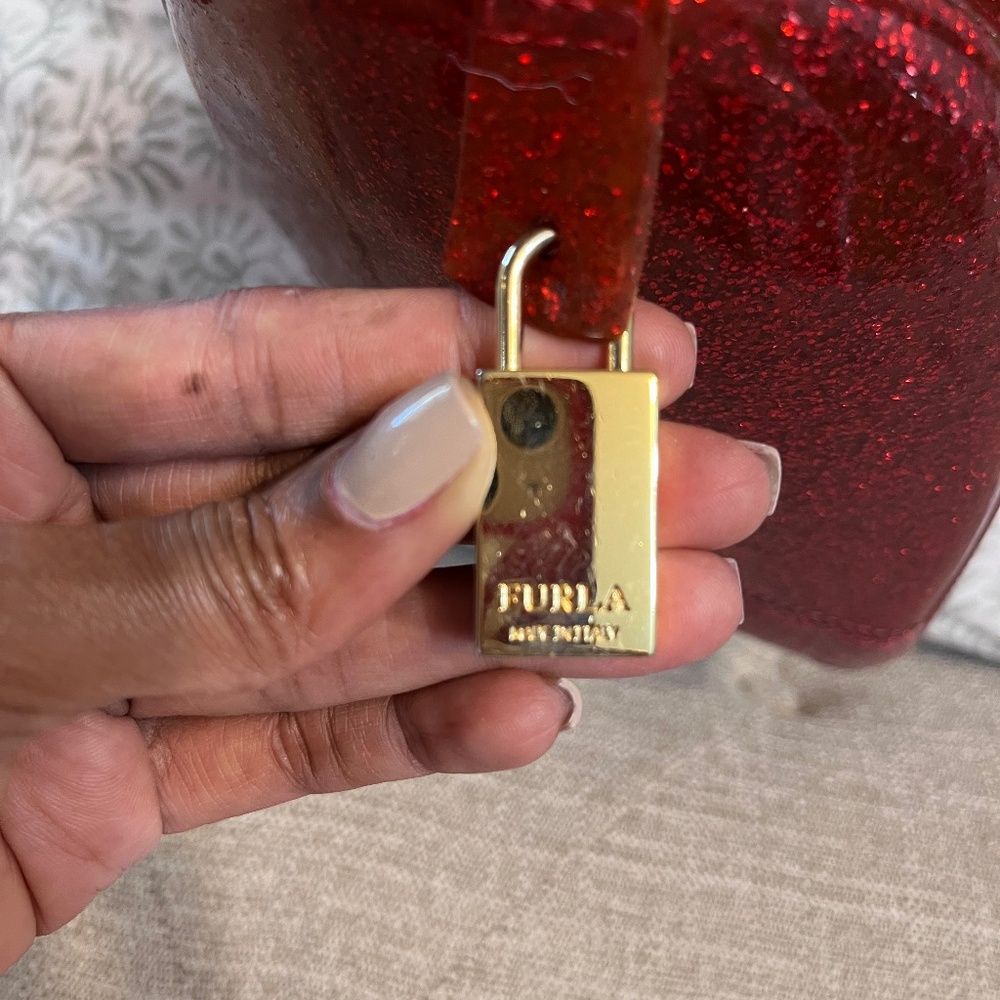 Red Sparkle Furla